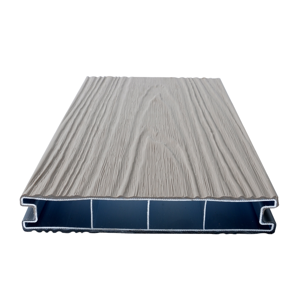 Decking in coestrusione di plastica e alluminio