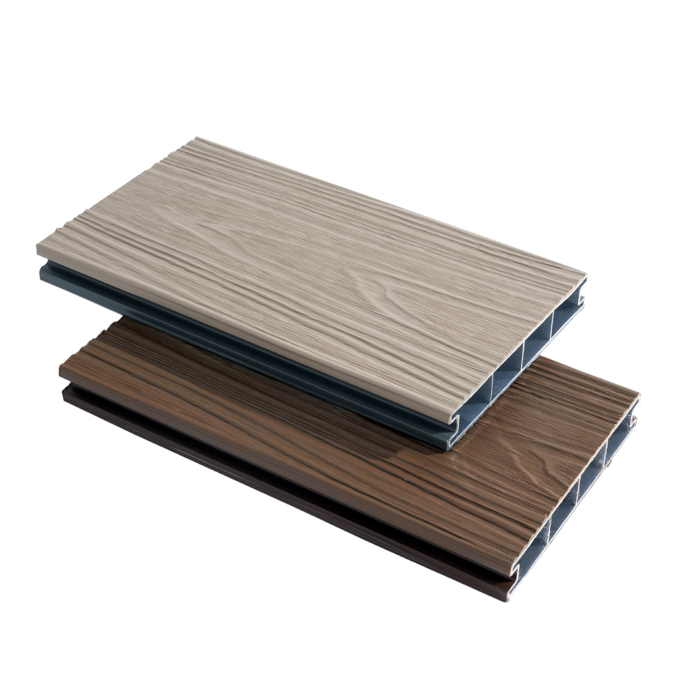 Decking in coestrusione di plastica e alluminio