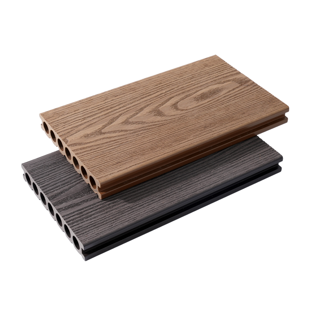 Decking in rilievo 3D WPC a sette fori