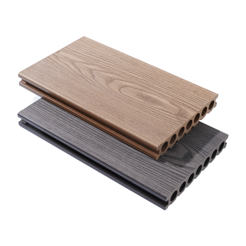 Decking in rilievo 3D WPC a sette fori