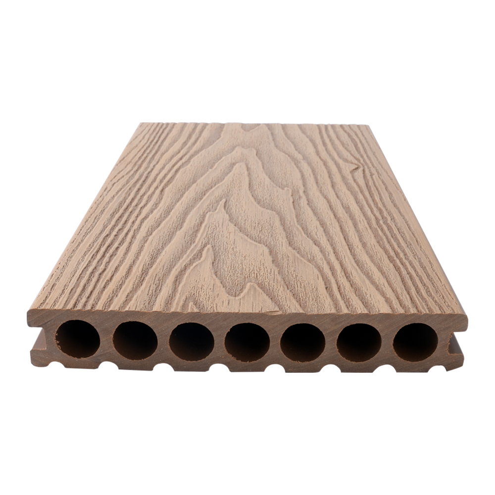 Decking in rilievo 3D WPC a sette fori (modello drago)